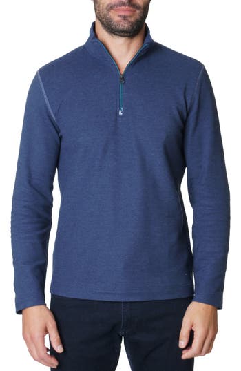Robert Graham Germano Long Sleeve Knit Top In Blue