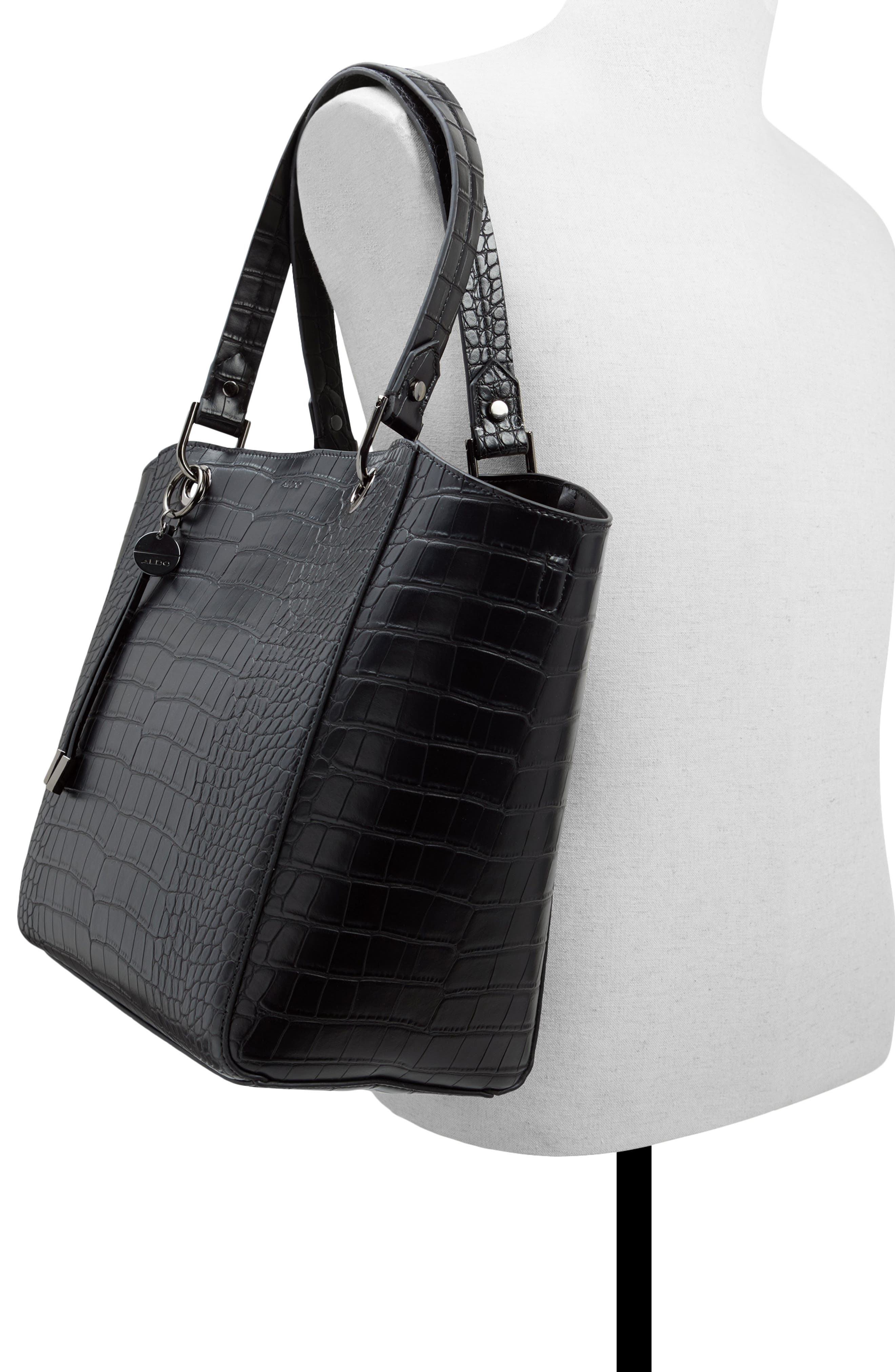 ALDO Marcelinee Faux Leather Crossbody Tote, Alternate, color, 