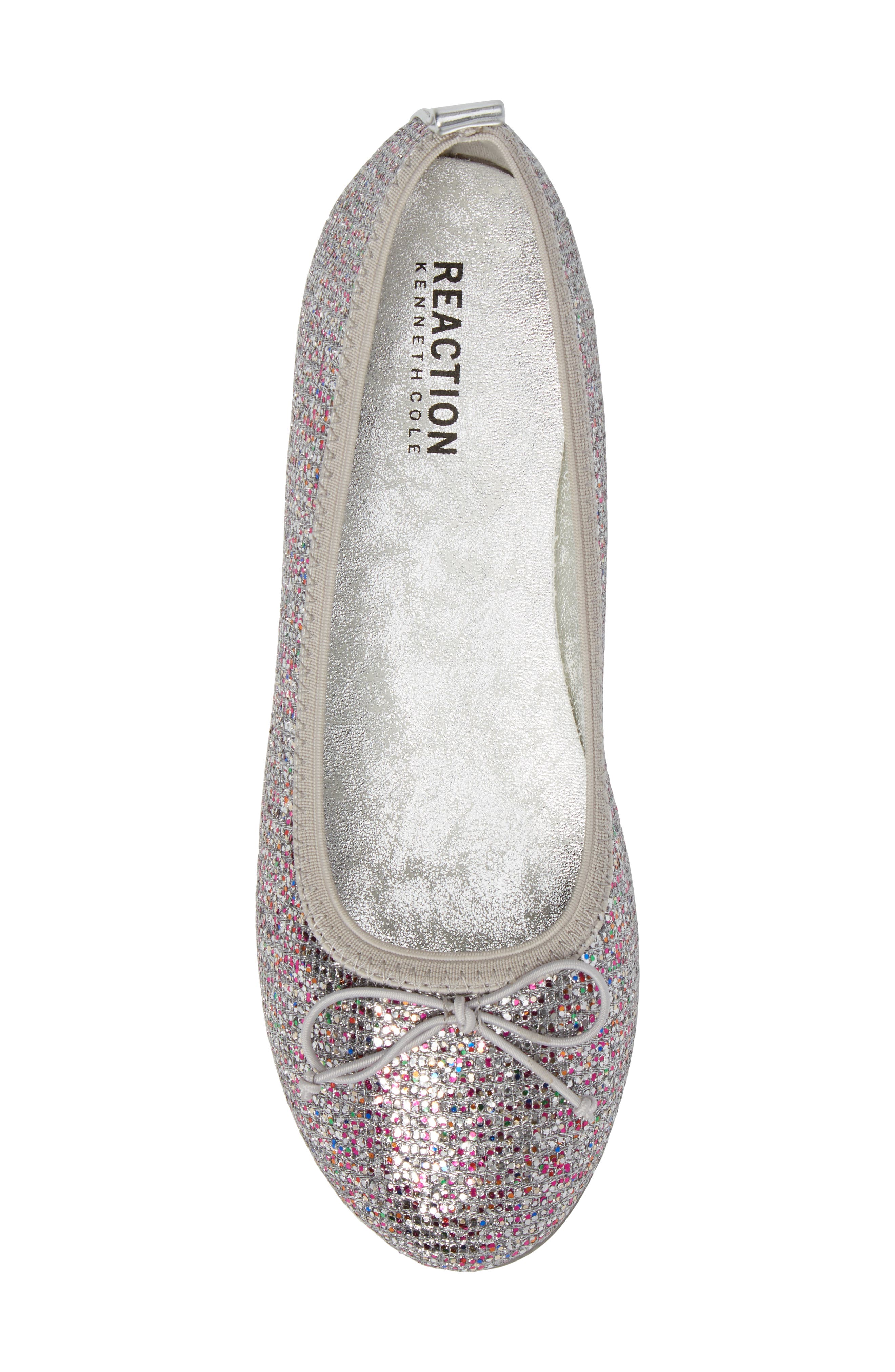 Copy Tap Ballet Flat, Alternate, color, SILVER MULTI
