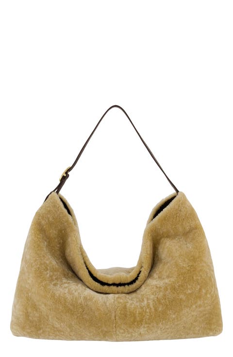 Vivian Medium Shearling Hobo