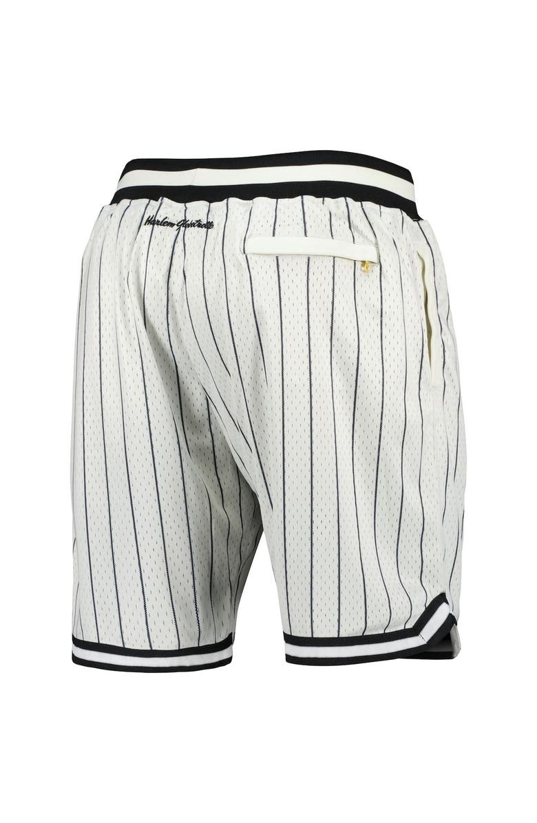 RINGS & CRWNS Men's Rings & Crwns White Harlem Globetrotters Triple Double Swingman Shorts, Alternate, color, White