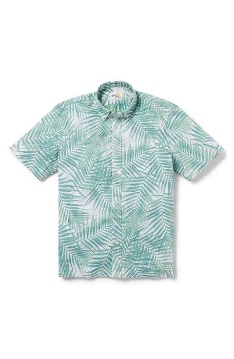 Palms Classic Fit Short Sleeve Button-Down Shirt
