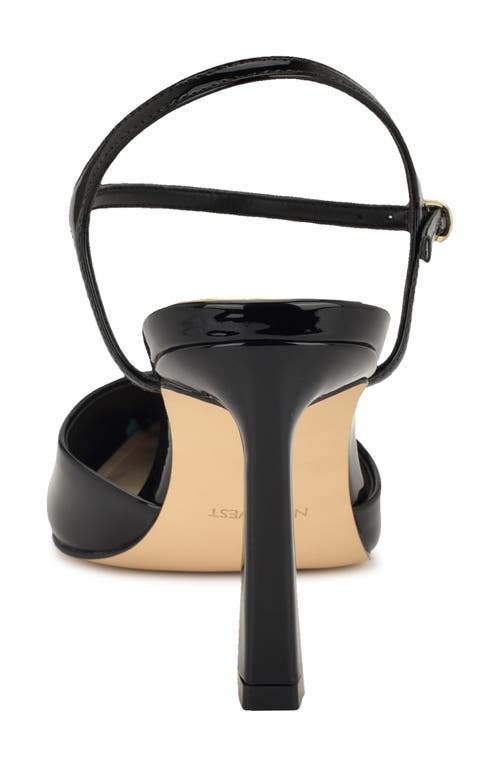 Nine West Dres Ankle Strap Pointed Toe Pump In Black