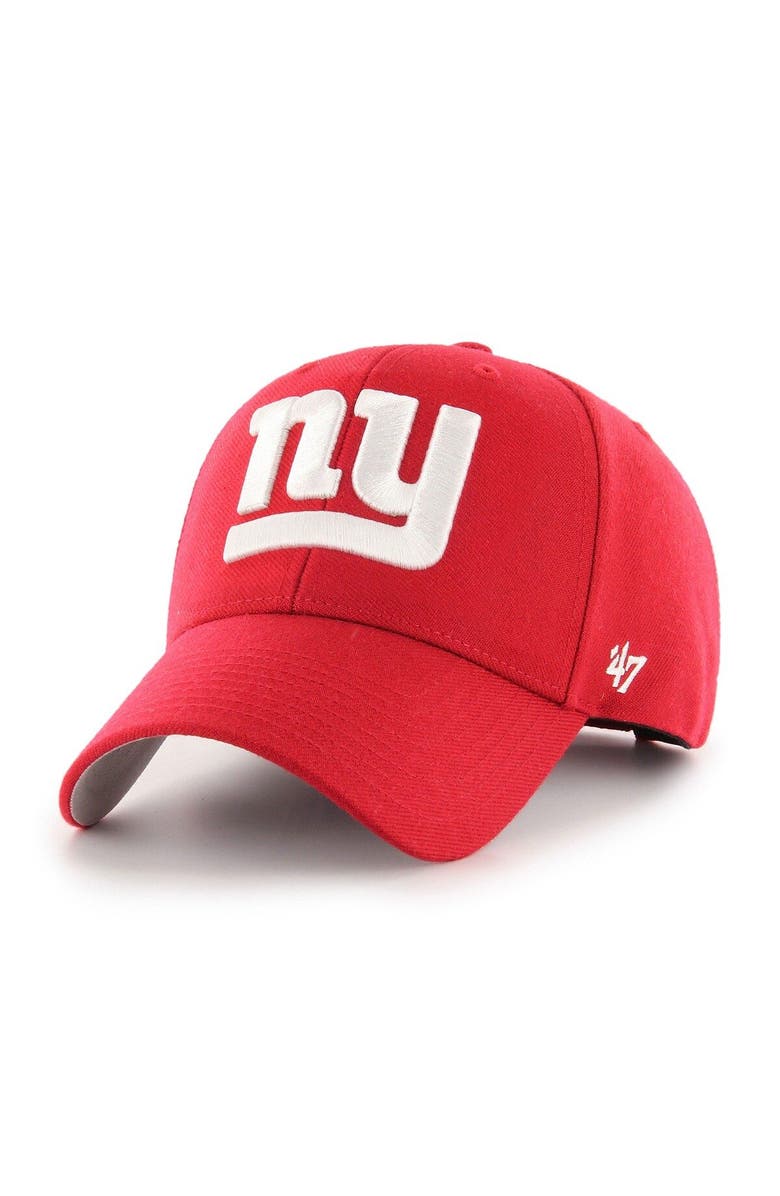 '47 Men's '47 Red New York Giants MVP Adjustable Hat, Main, color, 