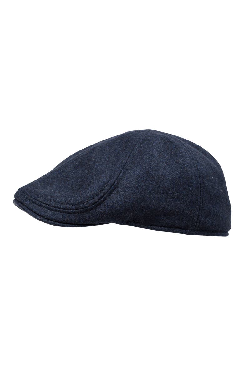 Men's Classic Pub Cap with Quilted Lining, Main, color, Blue Melange