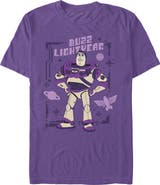 Toy Story 5 Men's Toy Story 5 Purple Buzz Frame Graphic T-Shirt