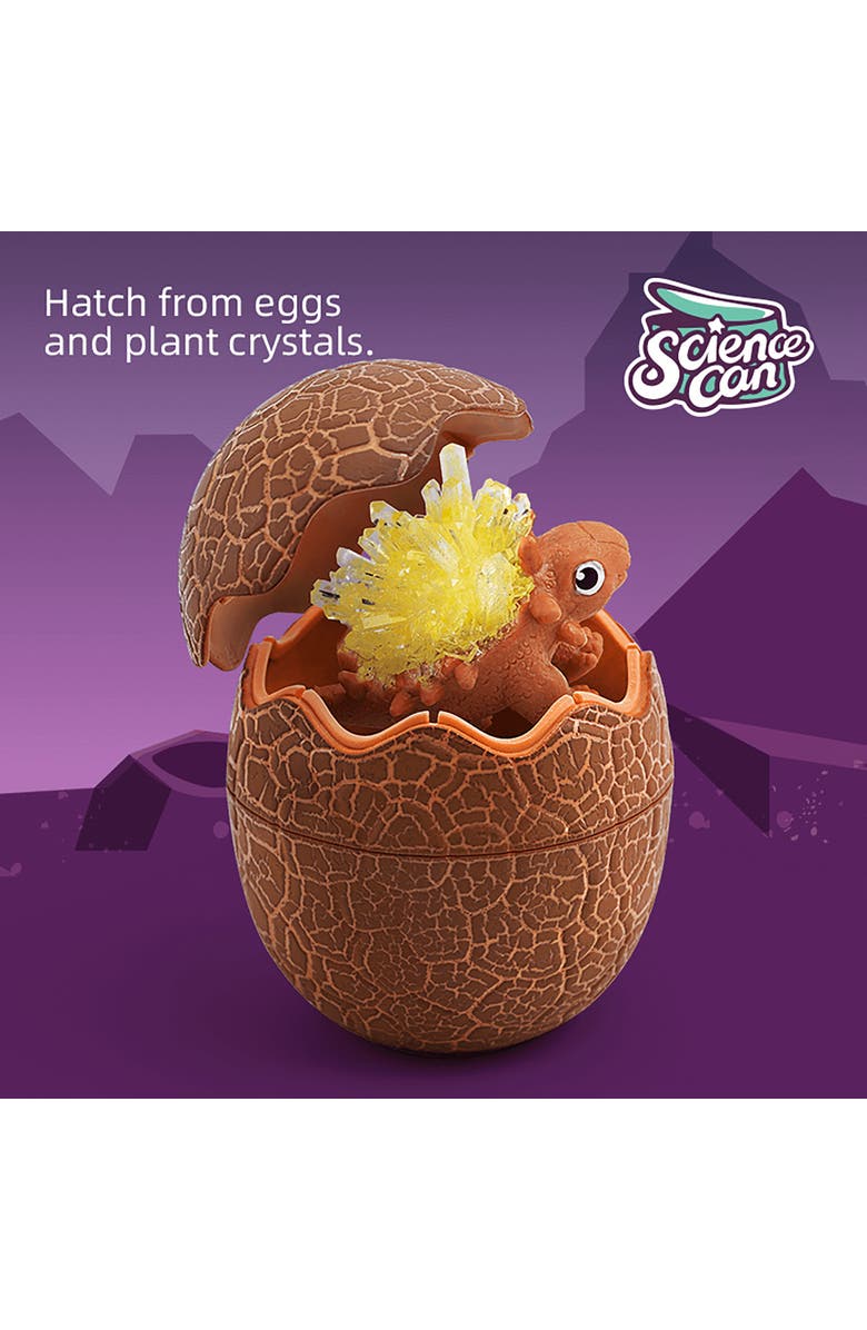 Science Can Crystal Dinosaur Growing Kit Ankylosaurus, Alternate, color, Multicolored