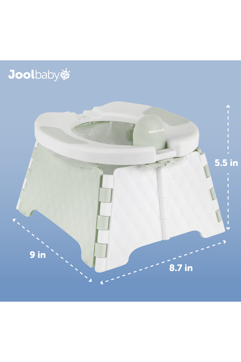 Portable Potty Chair with Travel Bag, Alternate, color, Sage