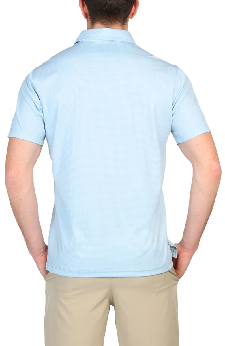 TailorByrd Mini Houndstooth Performance Polo, Alternate, color, Dove White