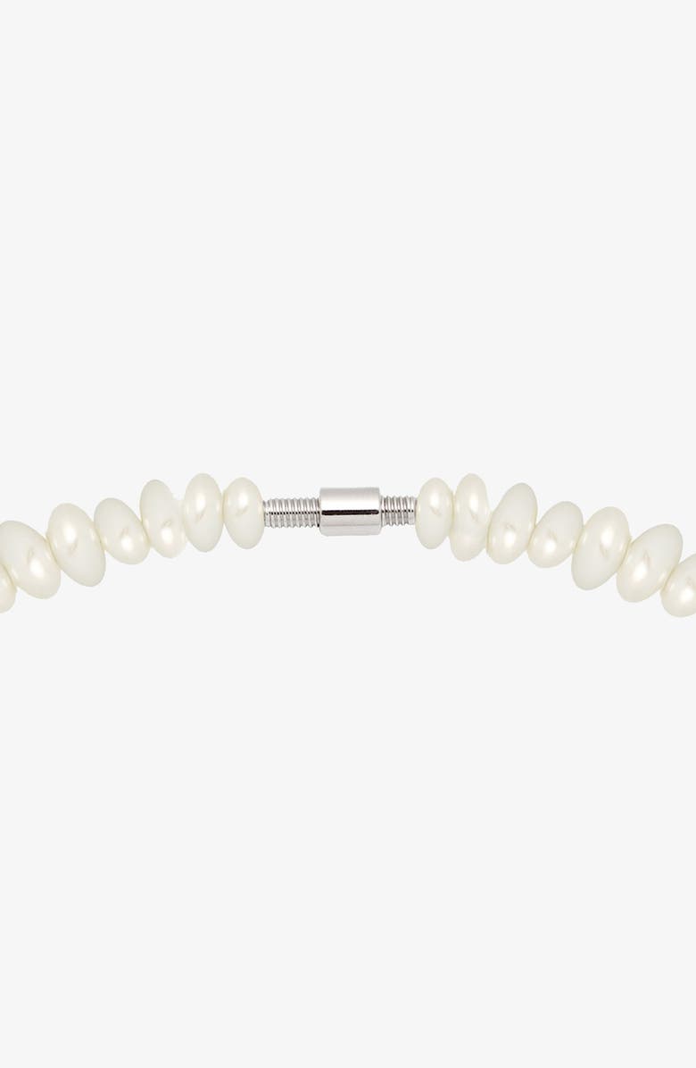 YOJ Palermo Pearl Necklace in Silver, Alternate, color, Silver
