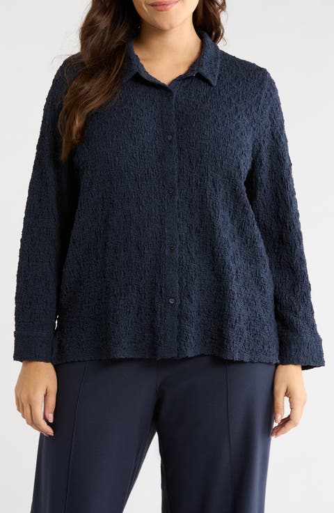 Organic Cotton & Recycled Nylon Slim Shirt