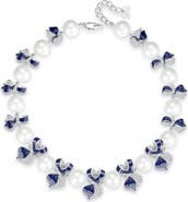 Classicharms Blue Enamel Butterfly Necklace