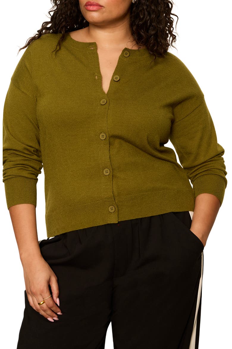 Must-Have Cardigan, Alternate, color, MARTINI OLIVE GREEN