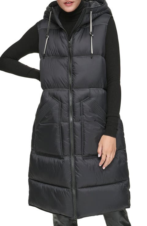 Kerr Hooded Longline Puffer Vest
