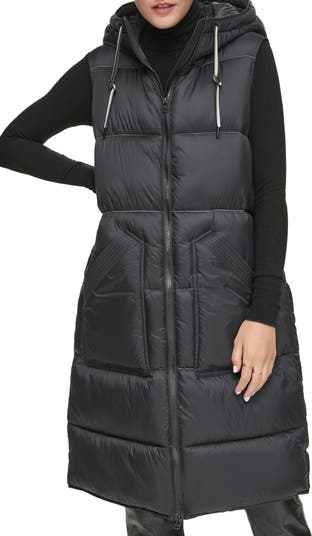 Andrew Marc Kerr Hooded Longline Puffer Vest Nordstromrack