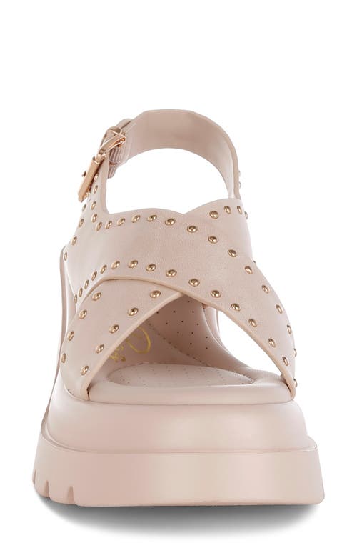 London Rag Nambo Lug Sole Sandal In Beige