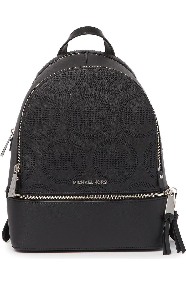 Michael Kors Rhea Medium Zip Backpack, Main, color,