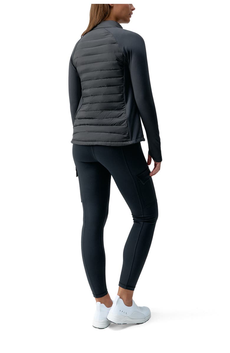 Born Living Yoga Zuri Performance Sport Jacket, Alternate, color, Black