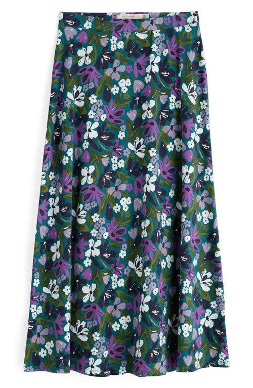 Shop Seasalt Cornwall Rose Floral A-line Skirt