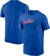 Nike Men's Nike  Royal France National Team Team Wordmark Swoosh Core T-Shirt