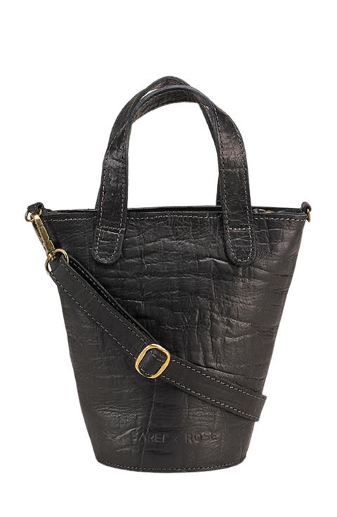 Sara Mini Leather Tote Bag