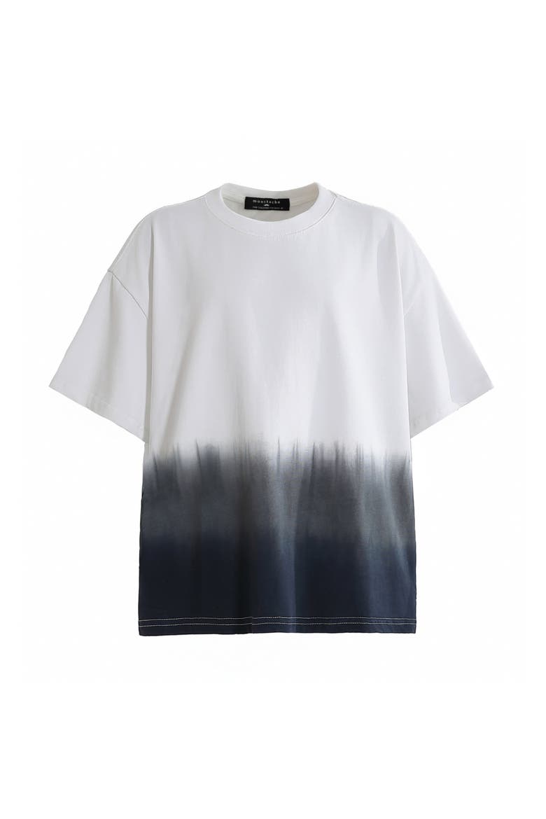 Ombre Relaxed Tee, Main, color, White
