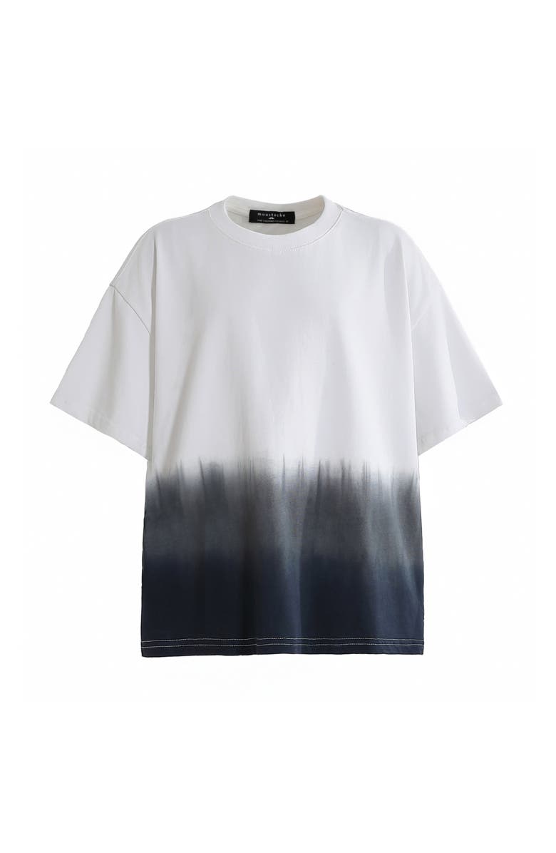 MOUSTACHE Ombre Relaxed Tee, Main, color, White