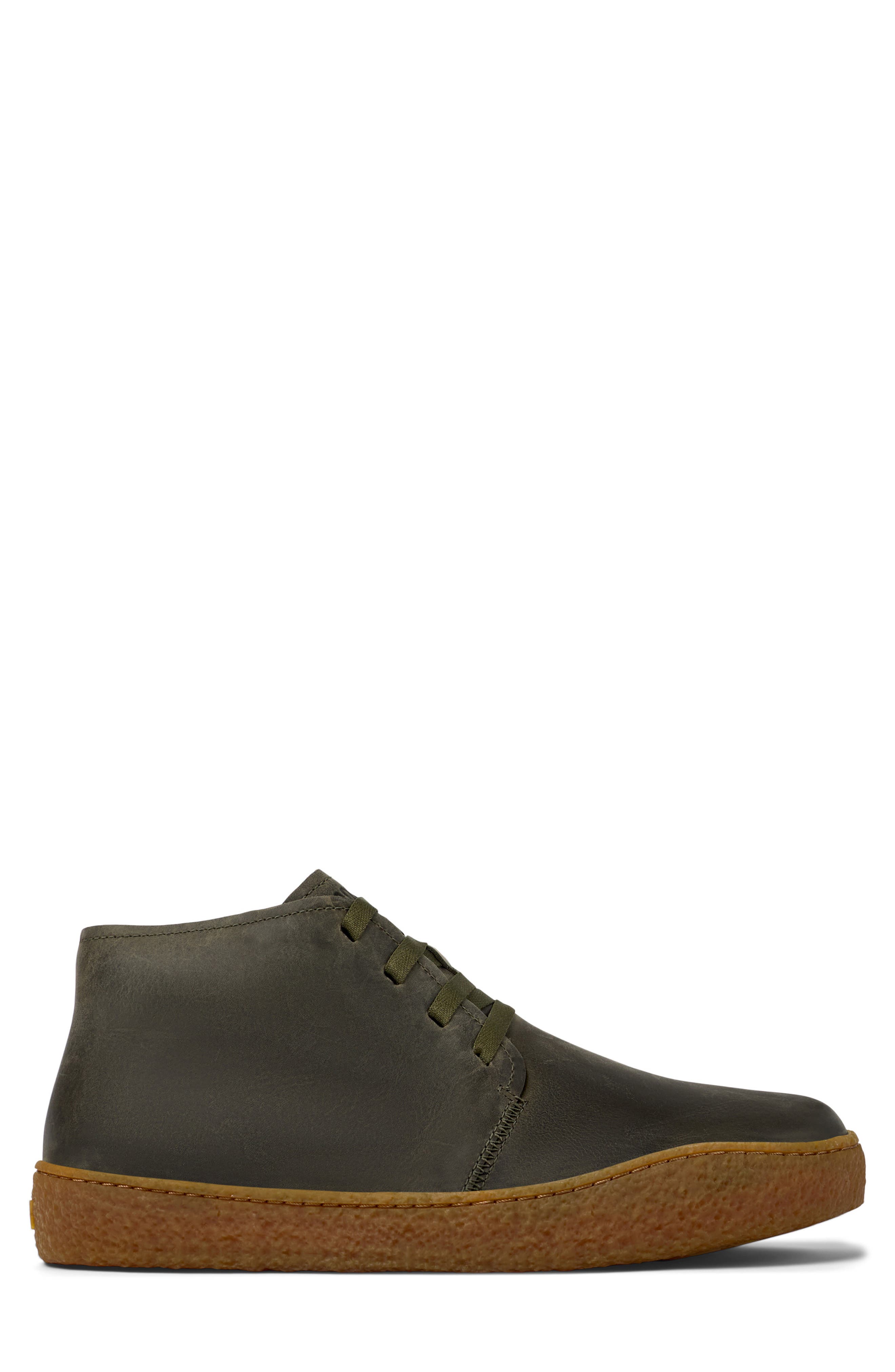Peu Terreno Leather Desert Boot, Alternate, color, DARK GREEN