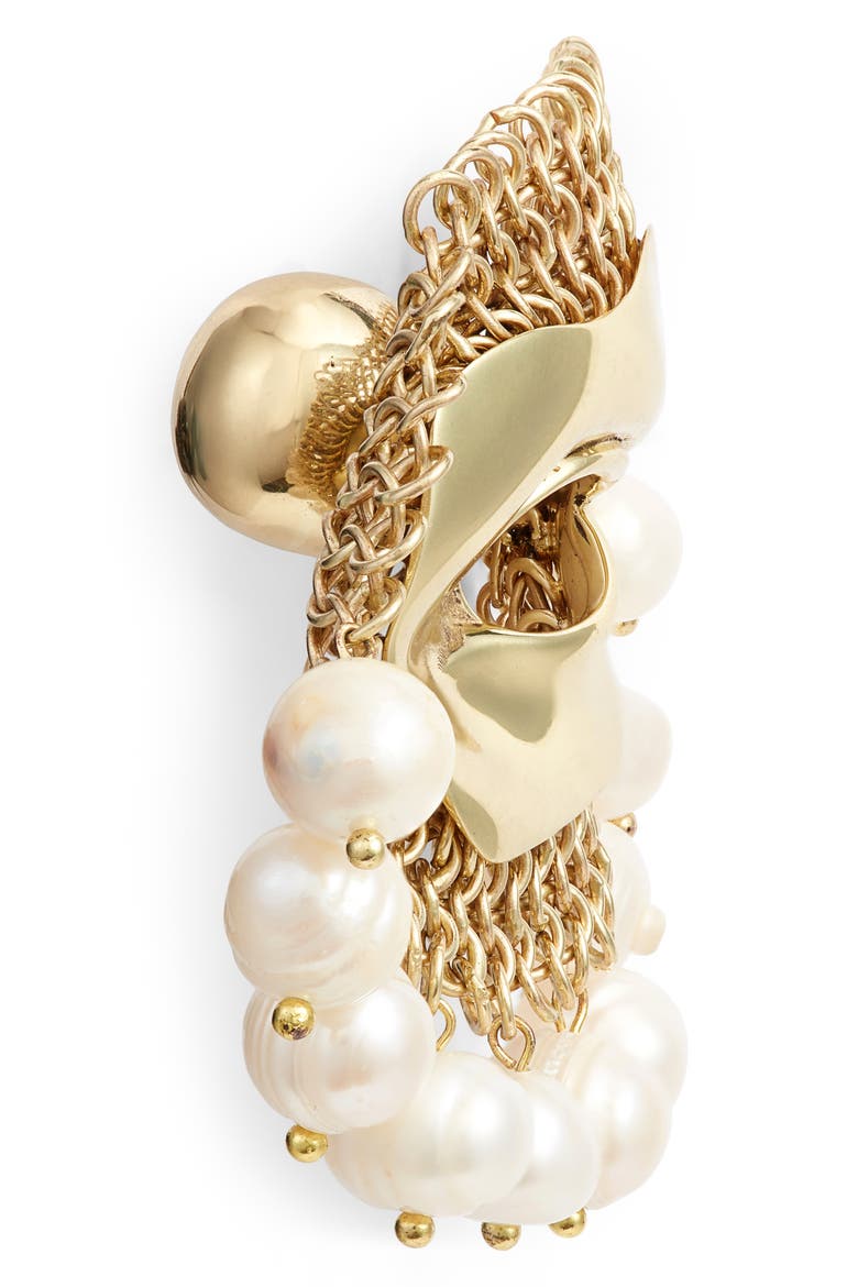 Pedigree XL Eye Earrings, Alternate, color, GOLD