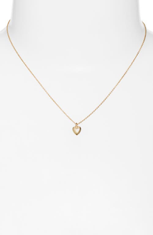 Set & Stones Romee Heart Pendant Necklace In Gold