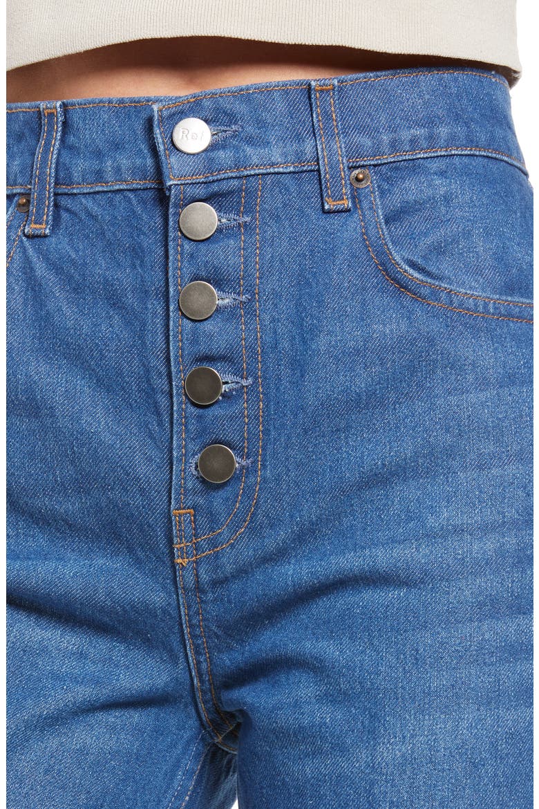 Cynthia High Waist Button Fly Jeans, Alternate, color, ZENIA