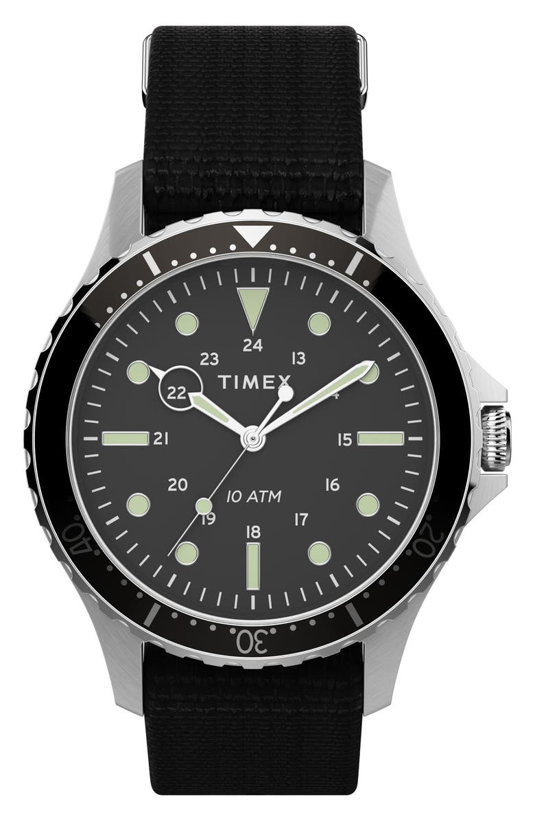 Timex<sup>®</sup> Navi XL NATO Strap Watch, 41mm, Main, color,