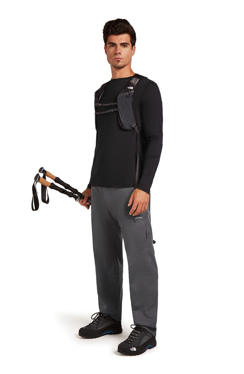 Icebreaker Merino 125 Cool-Lite<sup>™</sup> Sphere Long Sleeve T-Shirt, Alternate, color, Black