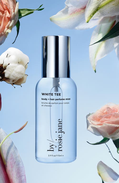 By Rosie Jane White Tee Body & Hair Perfume Mist In Transparent