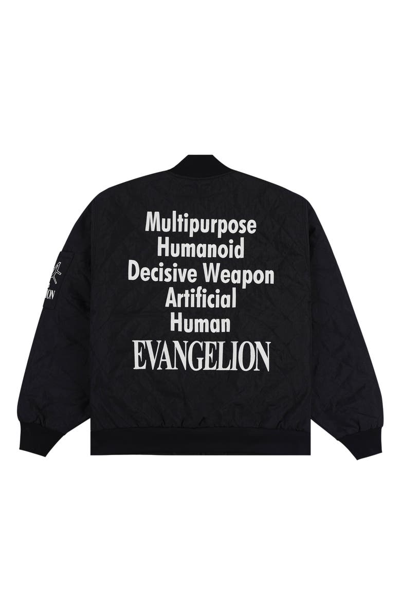 PLEASURES x Neon Genesis Evangelion Humanoid Reversible Bomber Jacket, Alternate, color, 
