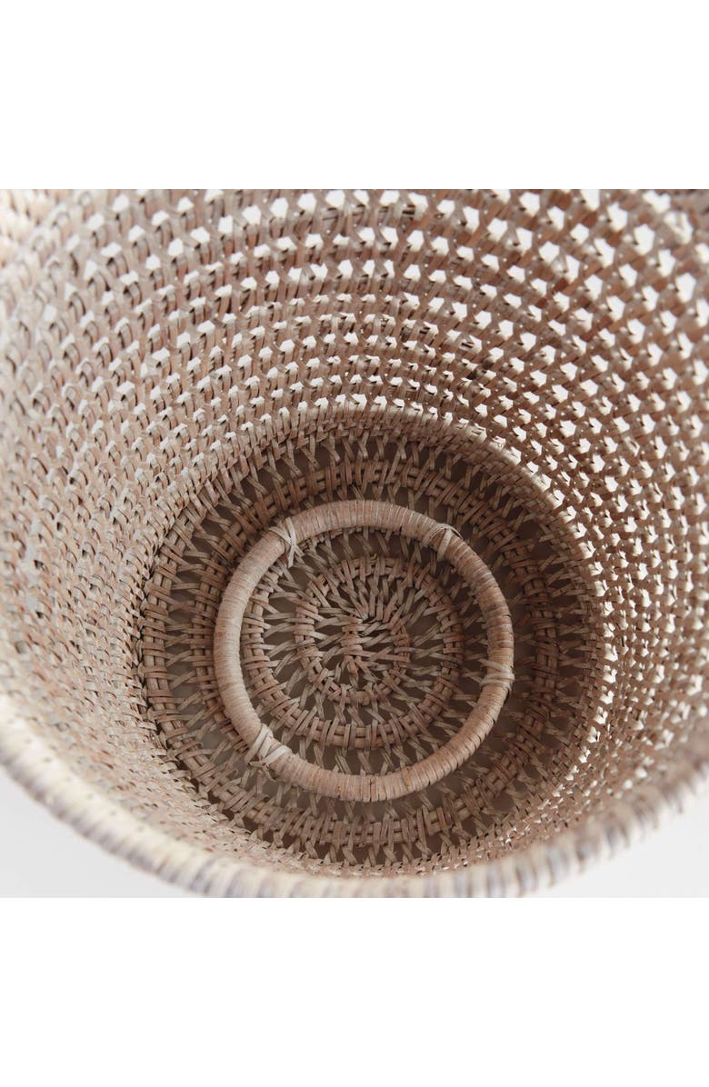 Napa Home & Garden Burma Rattan Hurricane Large, Alternate, color, White