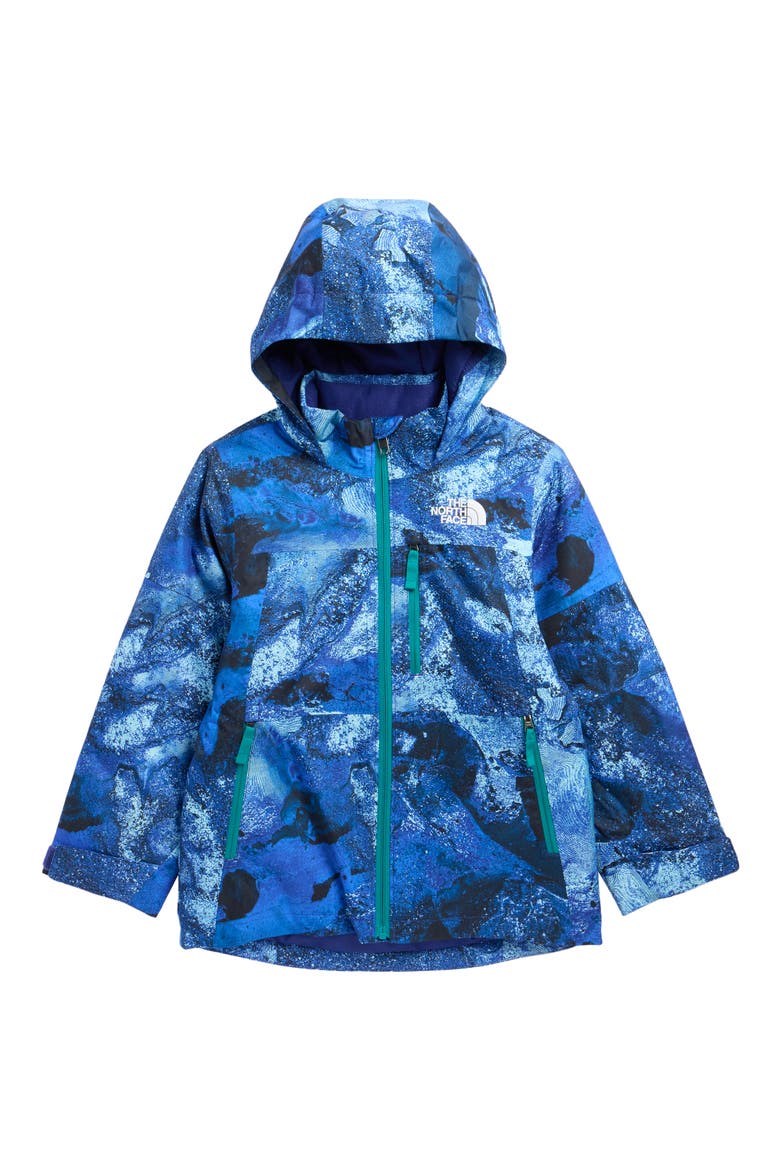 Kids' Freedom Water Repellent Insulated Recycled Polyester Jacket, Main, color, BOLD BLUE HALF DOME STRATA