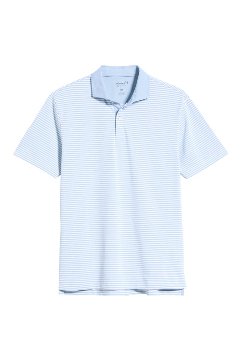 Cruz Stripe Performance Jersey Polo, Alternate, color, CARBON FIBER