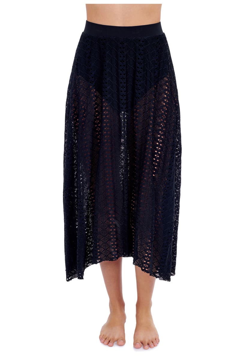 Profile by Gottex Tutti Frutti Texture Pull-On Skirt, Main, color, 