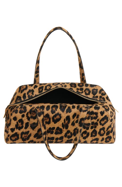 Mansur Gavriel Helios Top Handle Bag In Brown