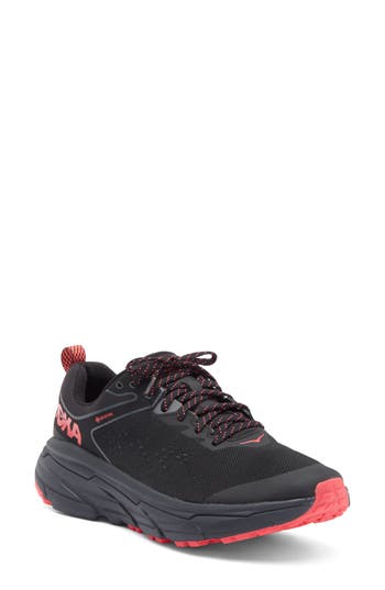 Hoka Challenger Atr 6 Trail Running Shoe In Black/black