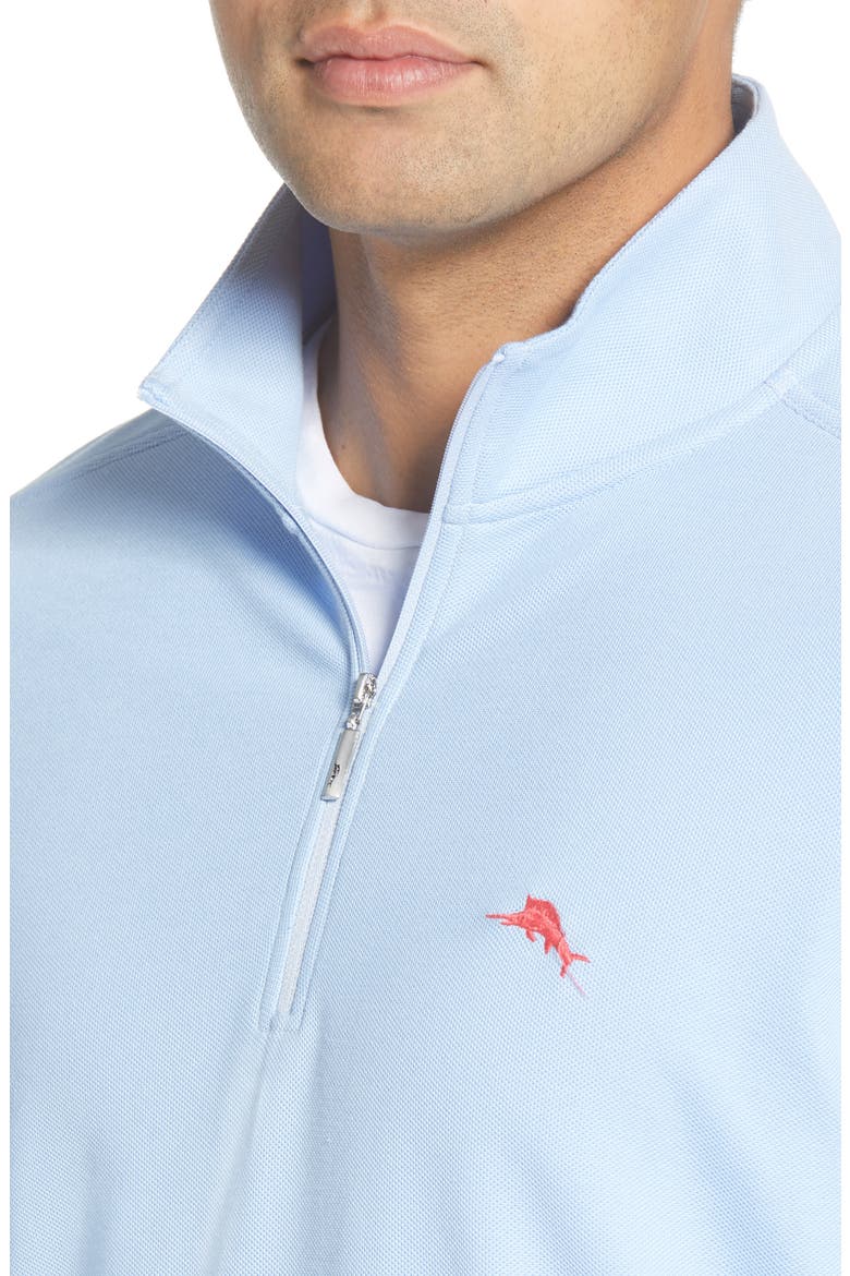 Emfielder 2.0 IslandZone® Quarter Zip Performance Pullover, Alternate, color, LIGHT SKY