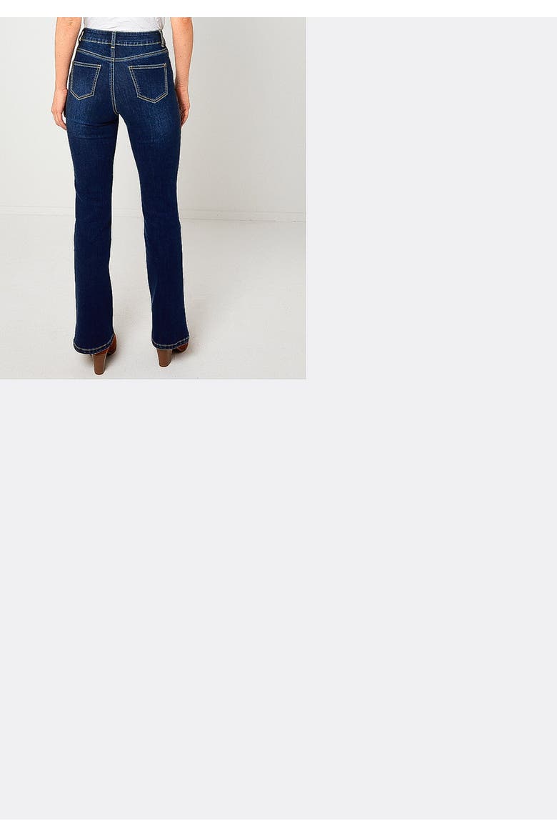 Stretch Denim Bootcut Jean, Alternate, color, DARK BLUE