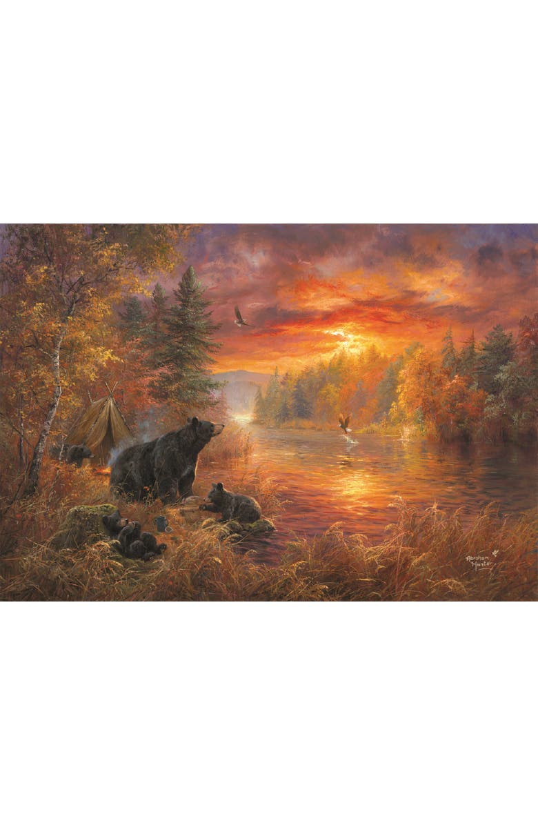 Sunsout Fishing Camp 500 piece Jigsaw Puzzle for Adults Large Pieces, Alternate, color, Multicolor