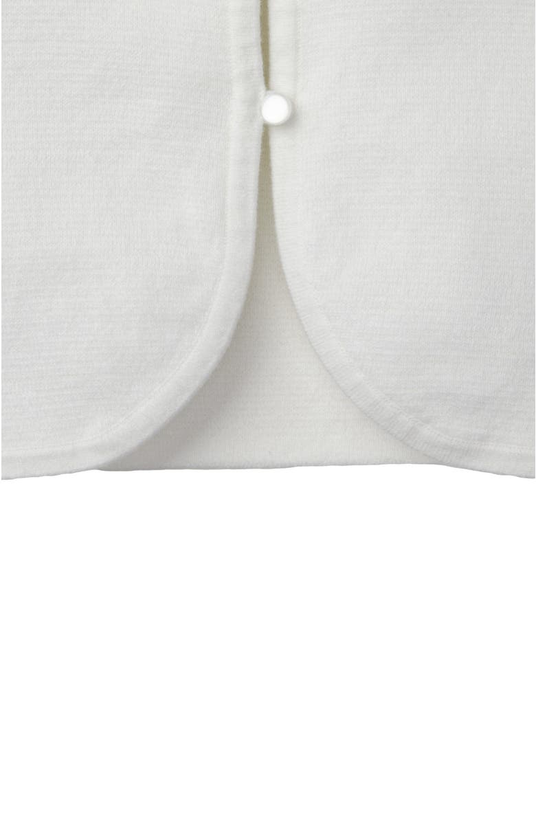 Hope 
Henry Girls
 Cropped Curved Hem Cardigan, Infant, Alternate, color, White