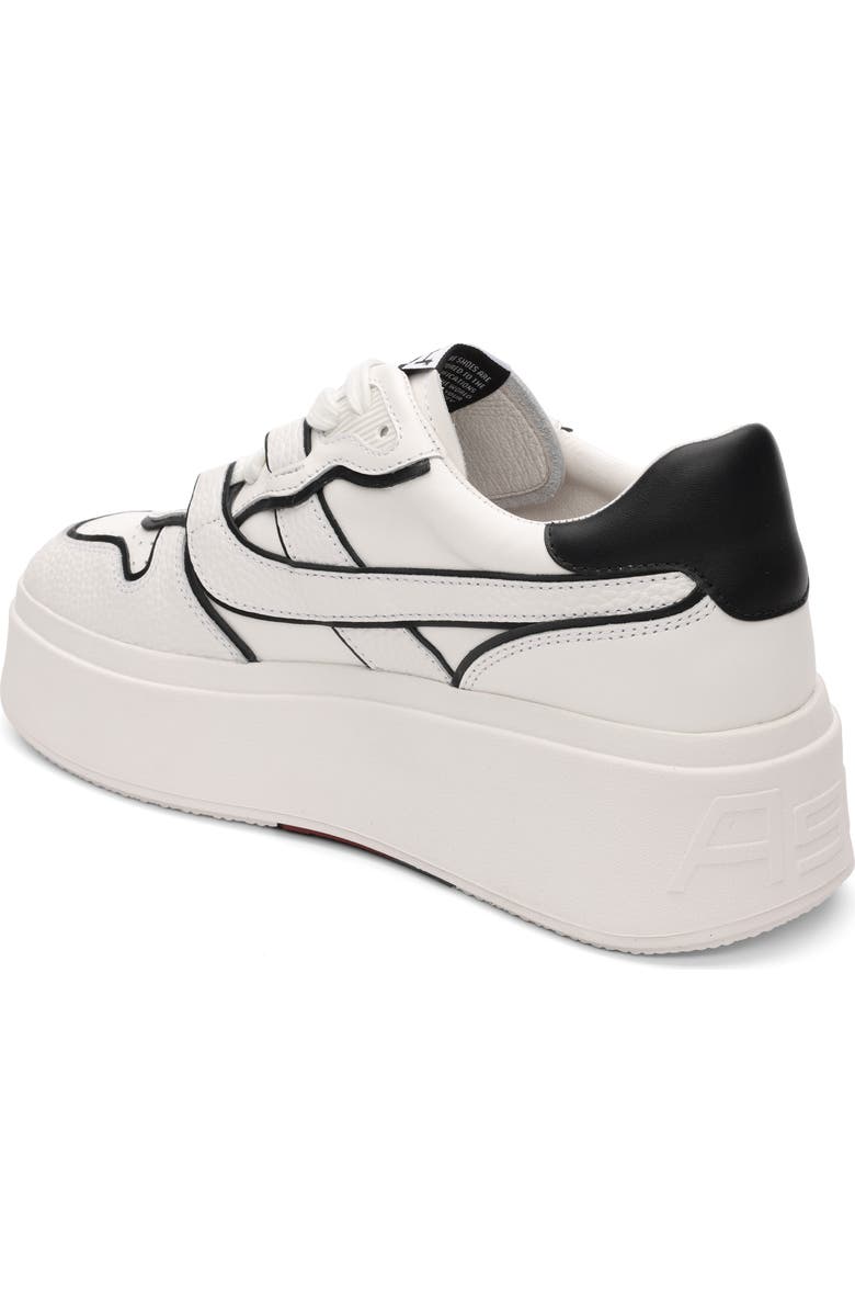 Ash Match Platform Sneaker, Alternate, color, White/ Black