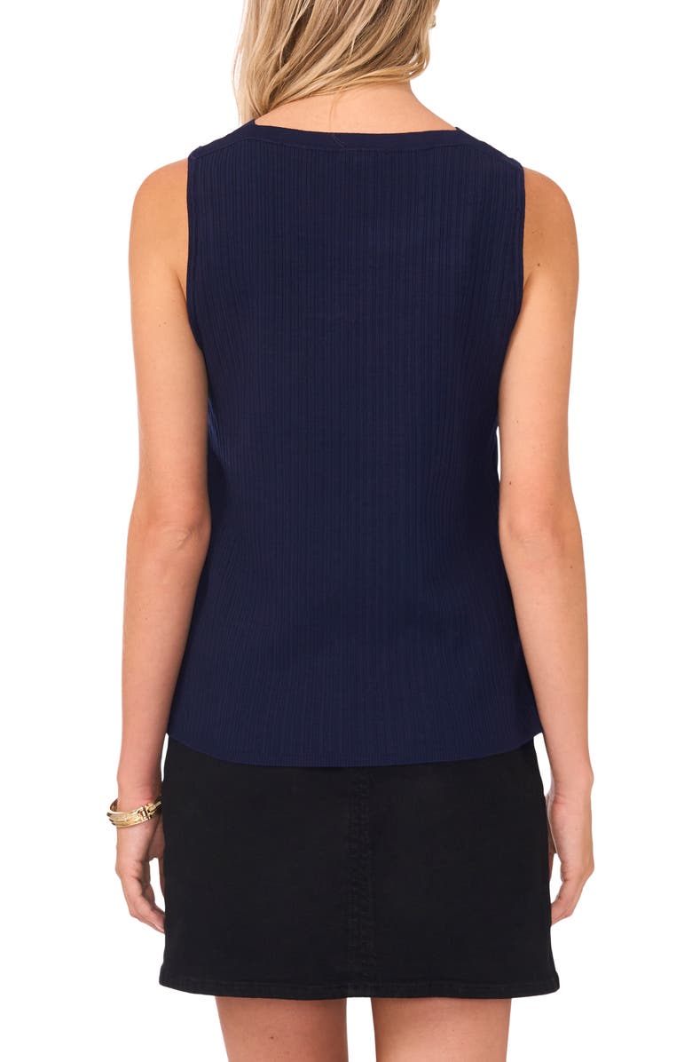 Vince Camuto Rib Tank, Alternate, color, Classic Navy