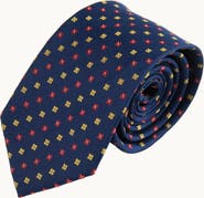 Knottery & Co Diamond Blossom Silk Jacquard Tie