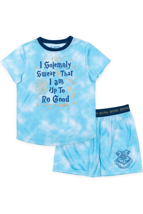 2-Piece Pajama Shirt and Shorts Set