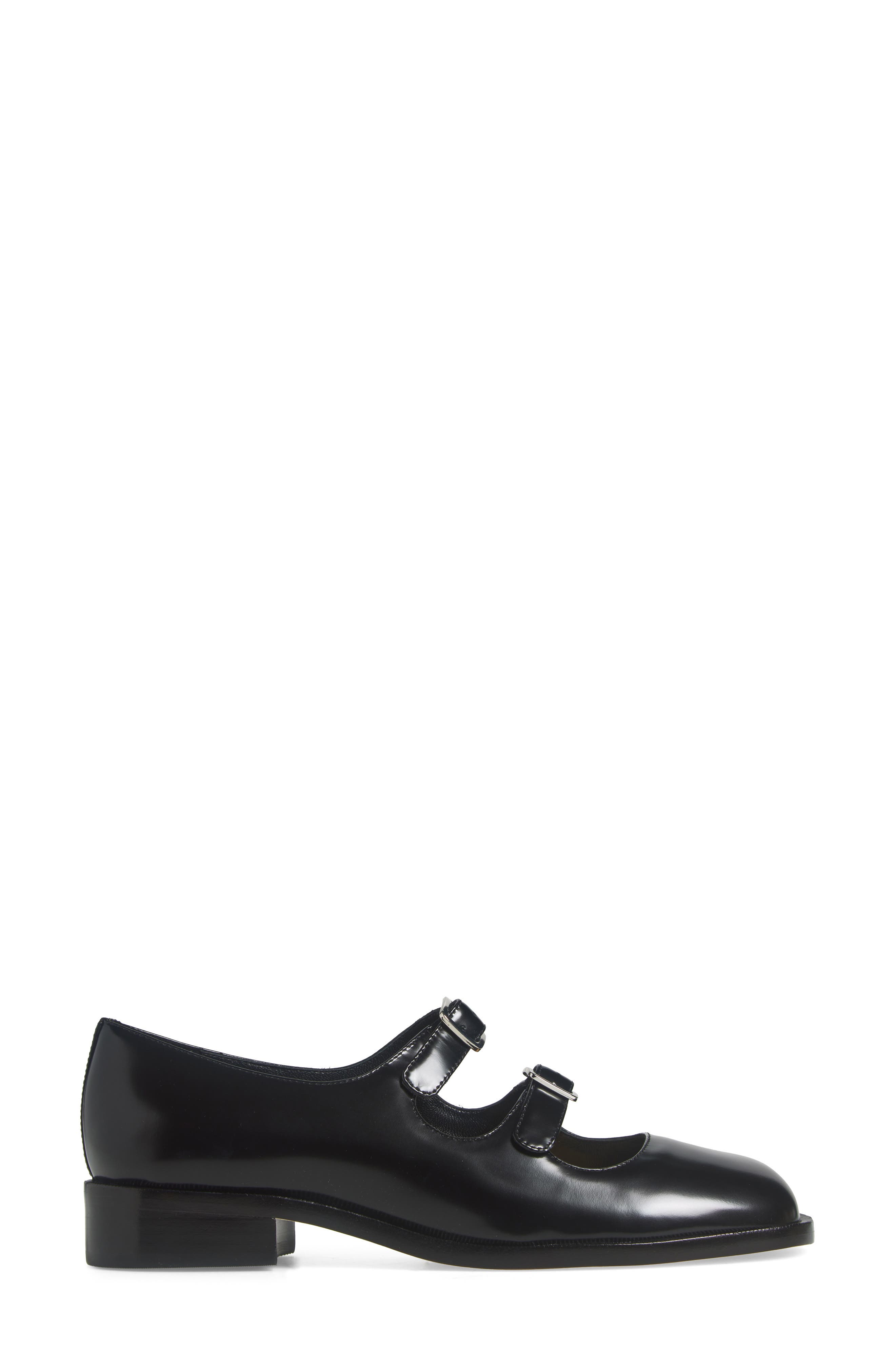Double Strap Mary Jane, Alternate, color, BLACK